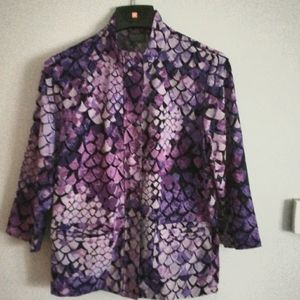 Addition by CHICO'S blouse jacket size 1